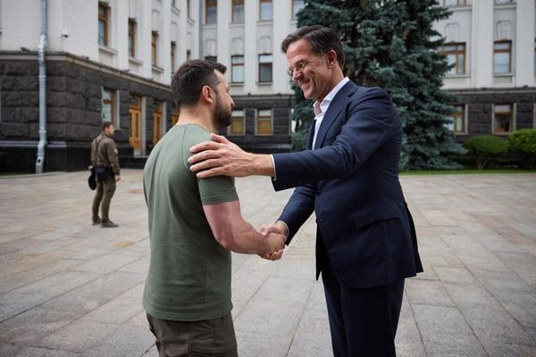 Президент Украины Владимир Зеленский провел встречу с Премьер-министром Королевства Нидерланды Марком Рютте