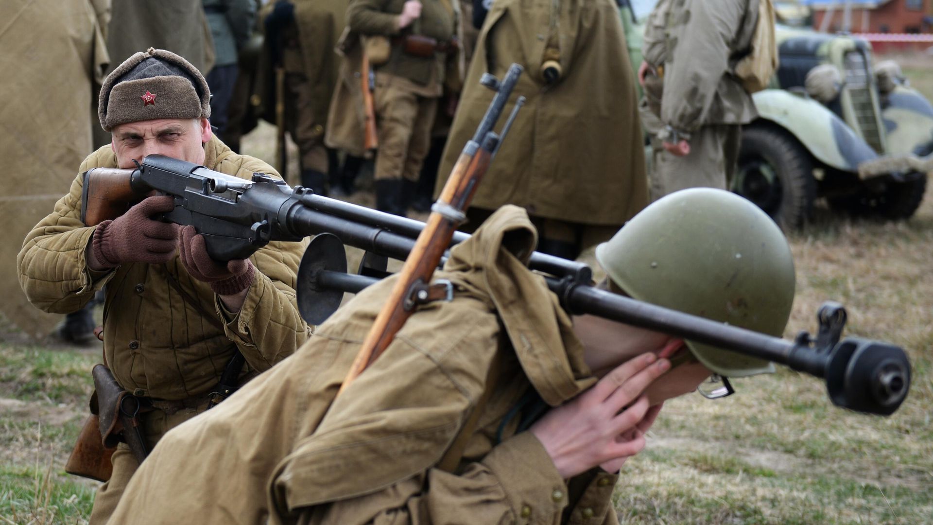 Военно-историческая реконструкция в Екатеринбурге Военно-историческая реконструкция в Екатеринбурге - РИА Новости, 1920, 29.08.2026