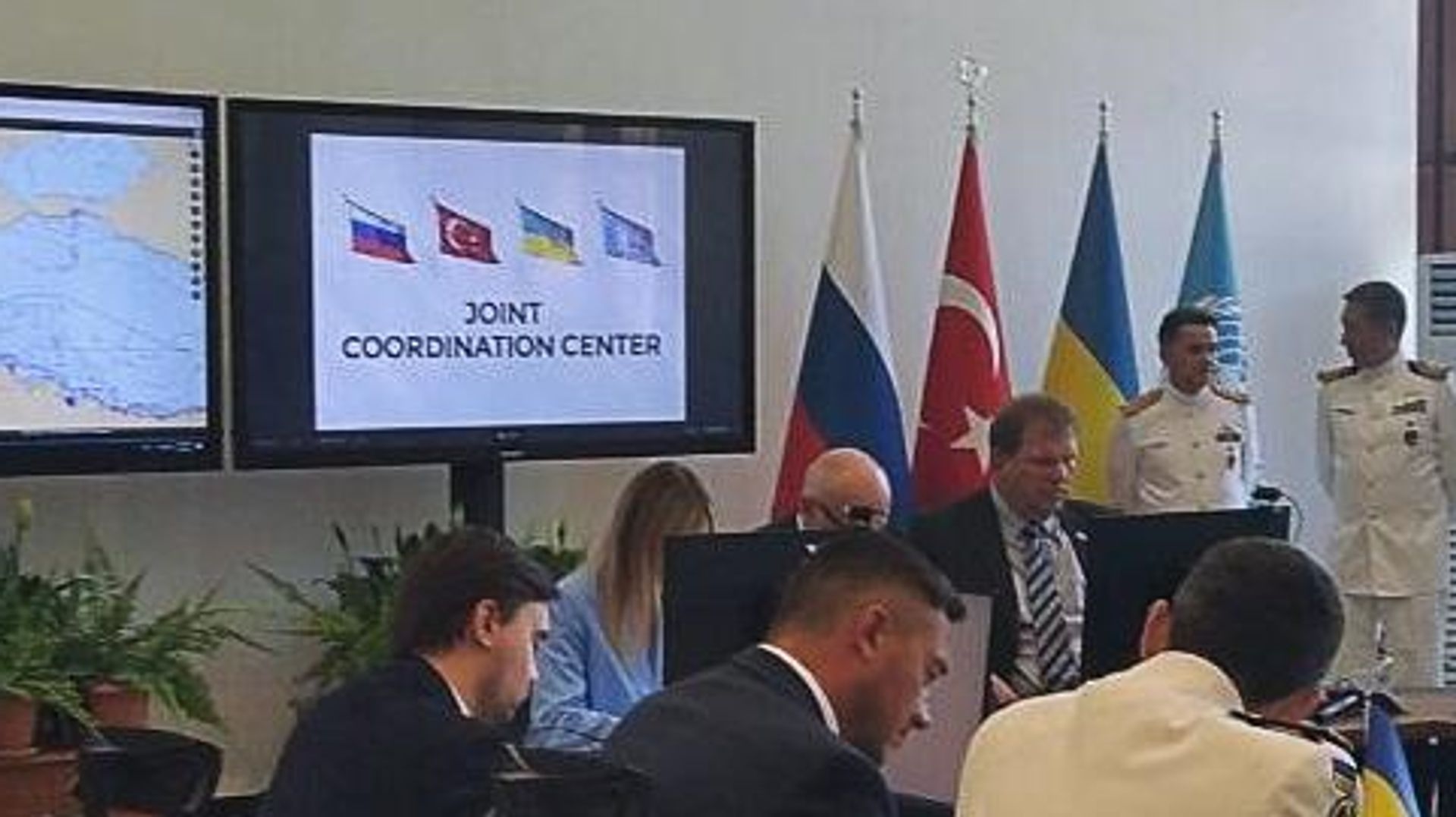 Открытие координационного центра в Стамбуле по транспортировке зерна с Украины - РИА Новости, 1920, 27.07.2022