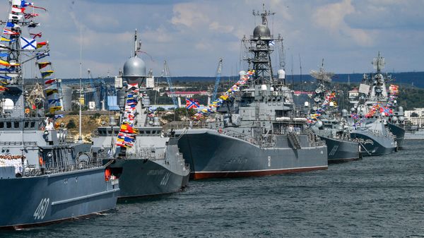 Репетиция парада ВМФ в Севастополе