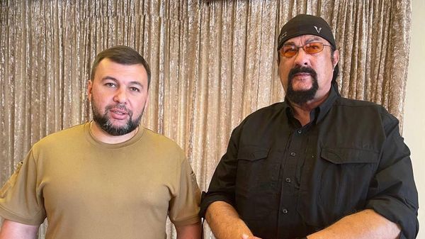 Стивен Сигал и Денис Пушилин