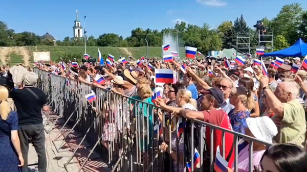Херсон. День флага. Видео.