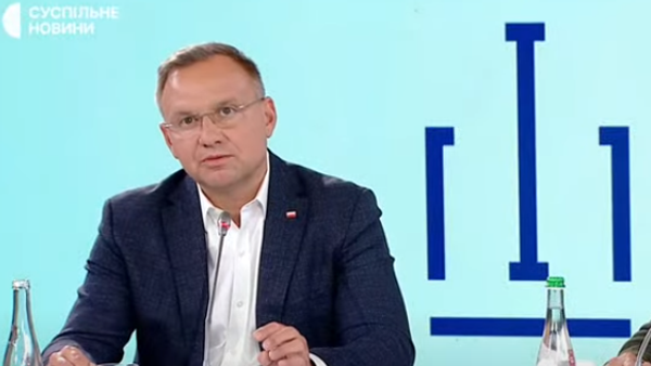 Президент Польши Анджей Дуда на Крымской платформе в Киеве