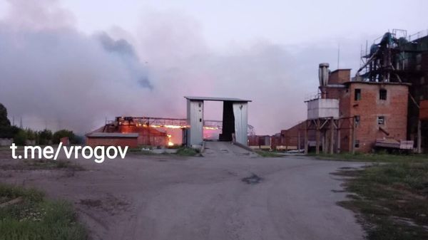 ВСУ обстреляли элеватор в Токмаке