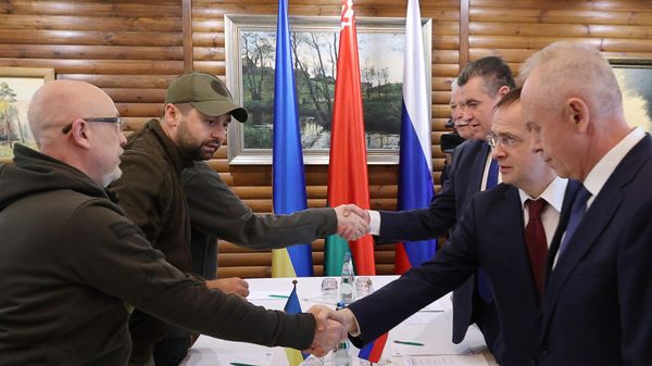 Российско-украинские переговоры в Белоруссии