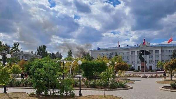 Взрыв в Бердянске
