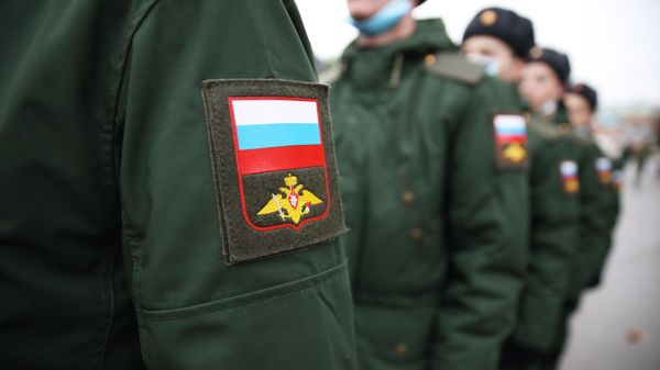 Отправка призывников на службу в Президентский полк