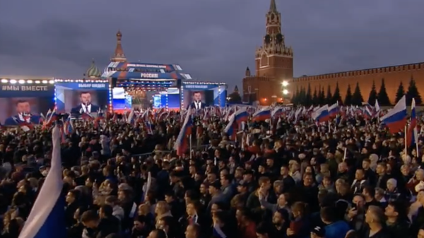 Пушилин на Красной площади в Москве