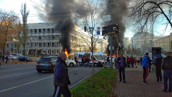 Взрывы в Киеве 10 октября
