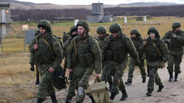 Военная подготовка мобилизованных в Мурманской области