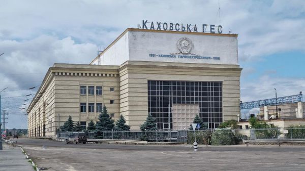 Понтонная переправа в Херсоне