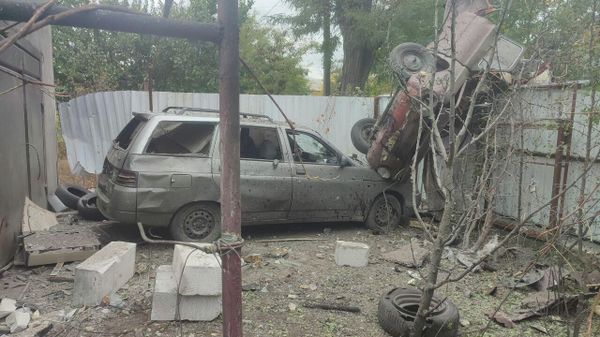 Обстрел Новой Каховки 22 октября 