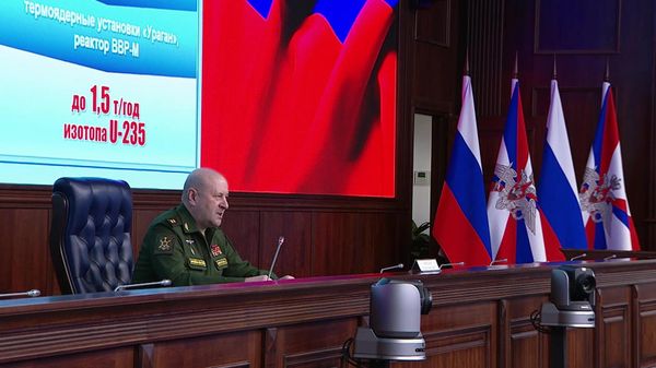 Брифинг начальника войск РХБЗ И. Кириллова
