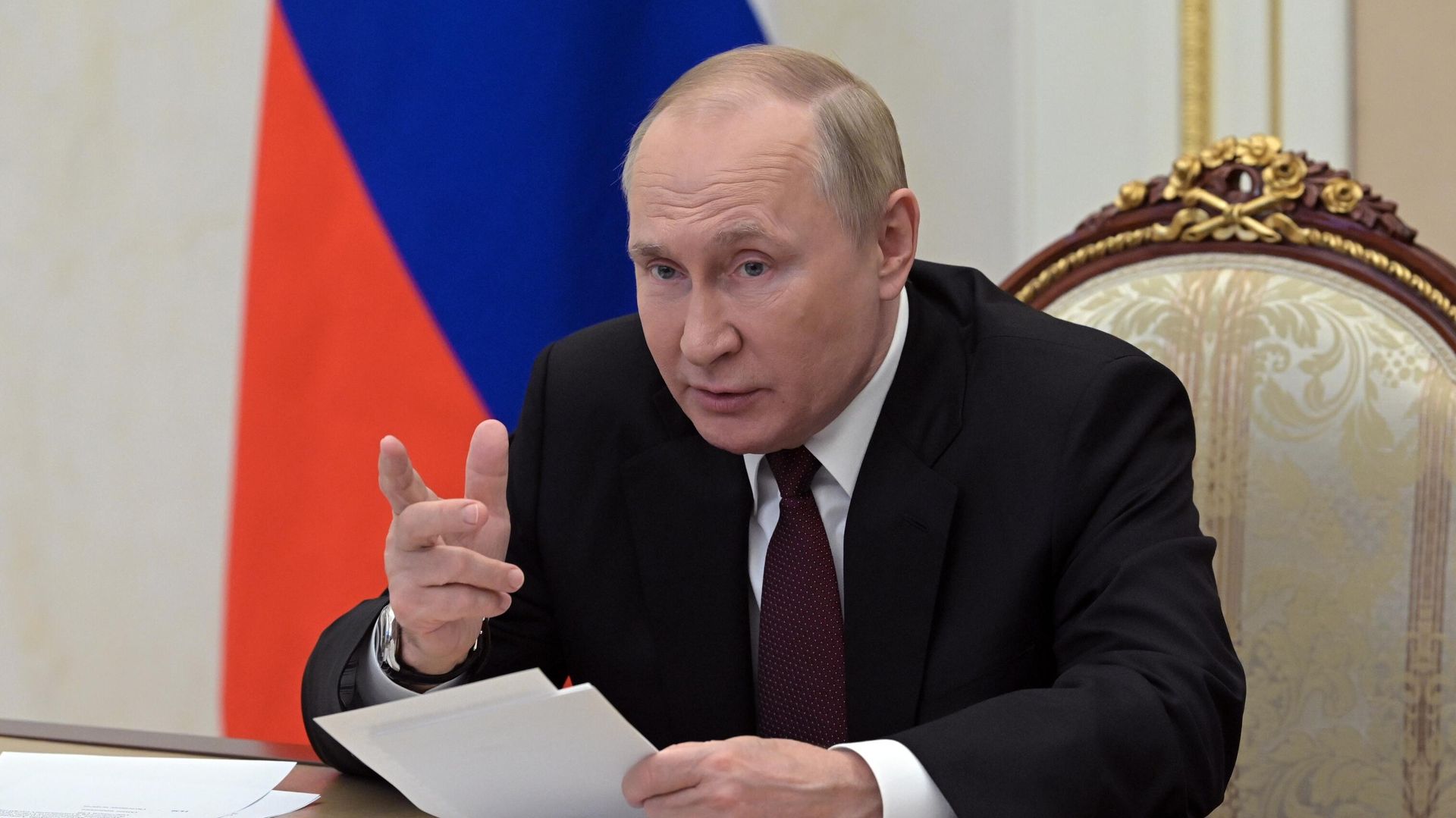 Президент РФ В. Путин провел встречу с руководителями органов безопасности и спецслужб стран СНГ - РИА Новости, 1920, 26.10.2022