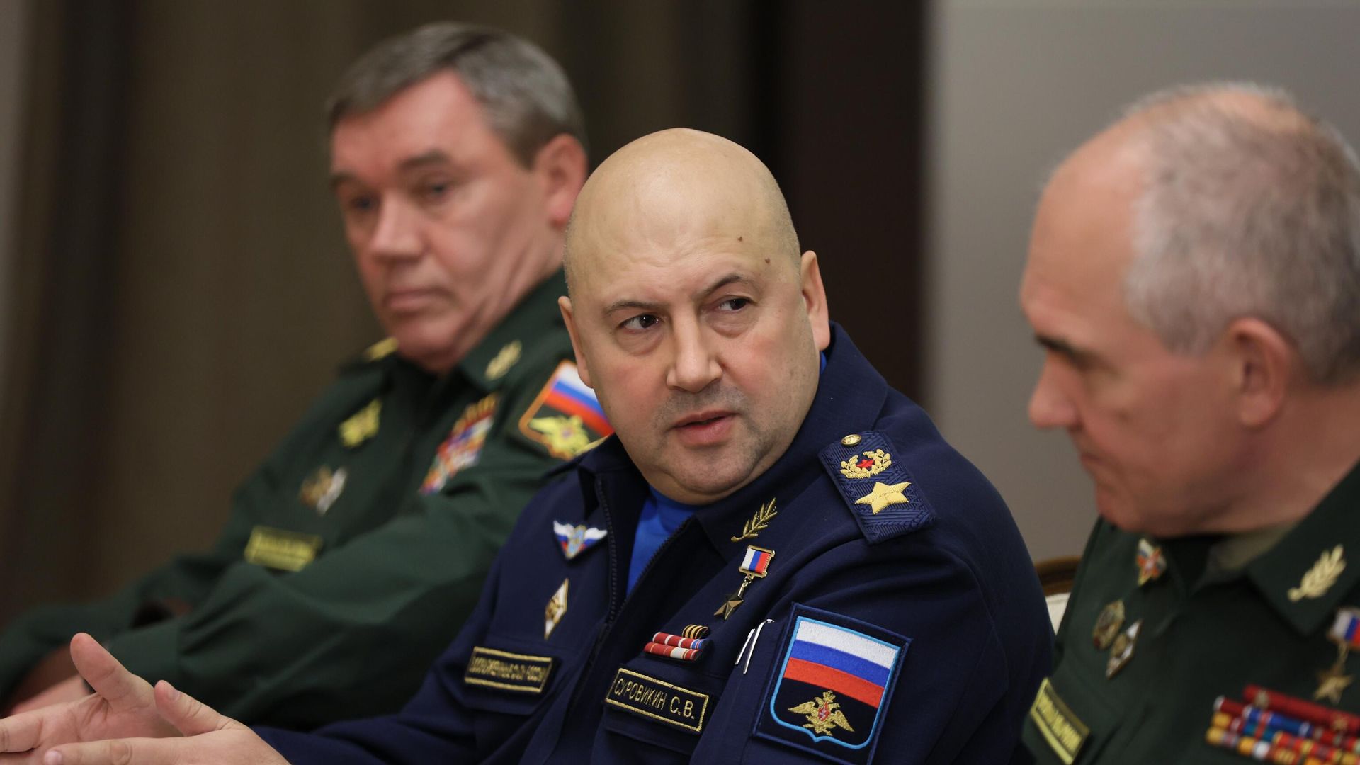 Президент РФ В. Путин провел совещание с руководством министерства обороны РФ и предприятий ОПК - РИА Новости, 1920, 26.10.2022
