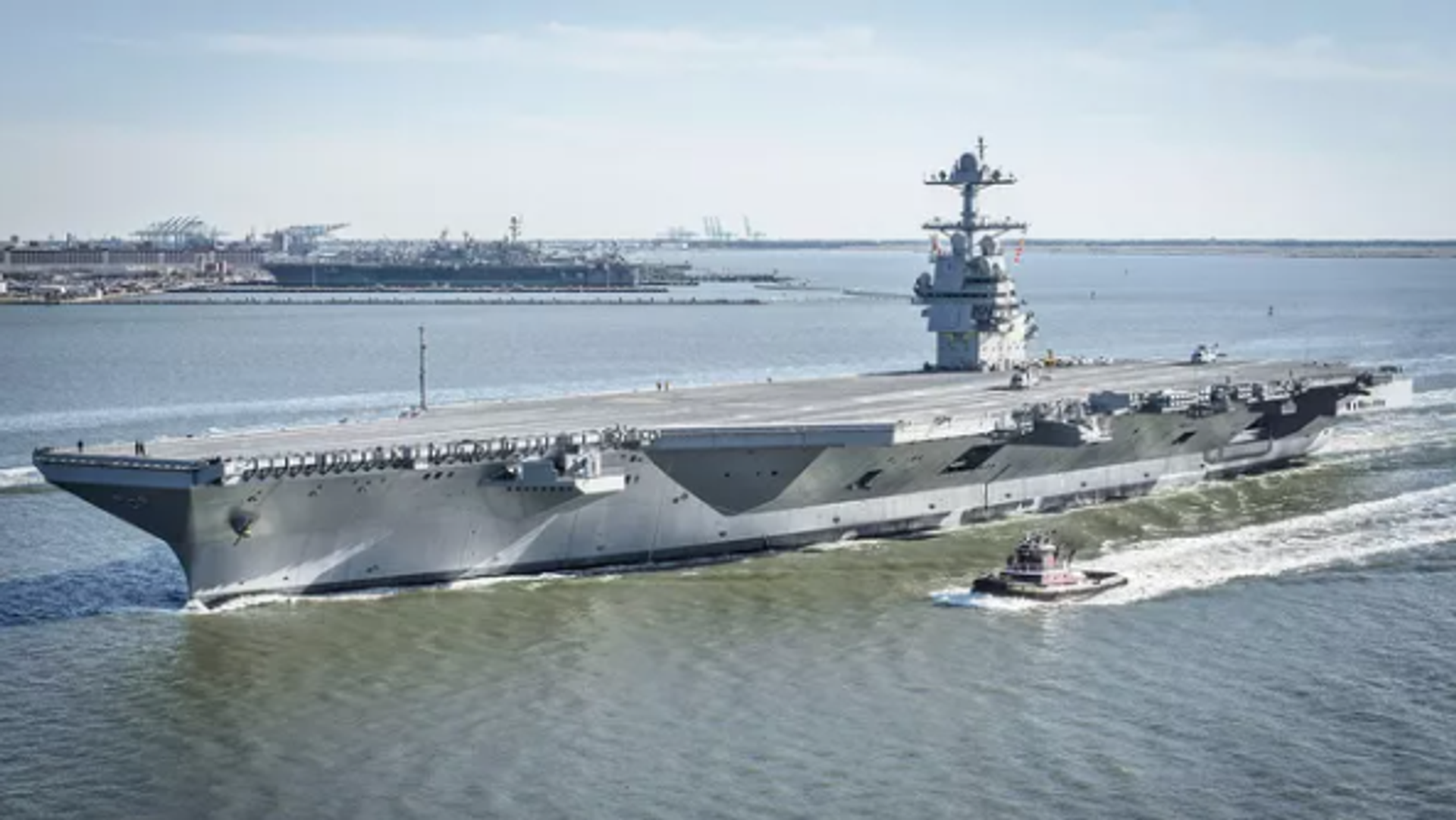 Американский авианосец CVN-78 Gerald R. Ford. Архивное фото Американский авианосец CVN-78 Gerald R. Ford. Архивное фото - РИА Новости, 1920, 16.03.2026