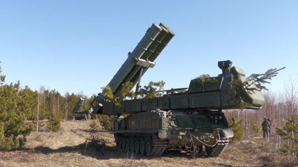 Работа ЗРК Бук-МЗ в ходе спецоперации по защите Донбасса