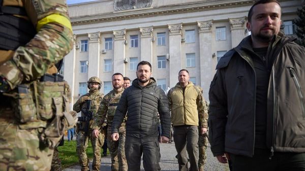визит Владимира Зеленского в Херсон