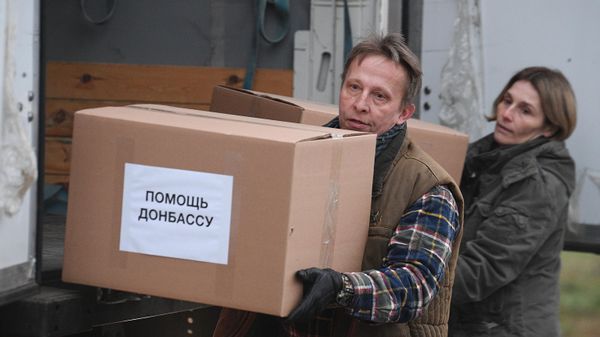 Иван Охлобыстин доставил гуманитарную помощь защитникам Донбасса