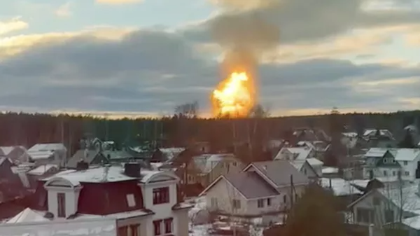 Взрыв газопровода в Ленинградской области