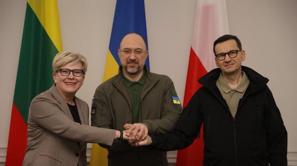 премьер-министры Литвы, Украины и Польши