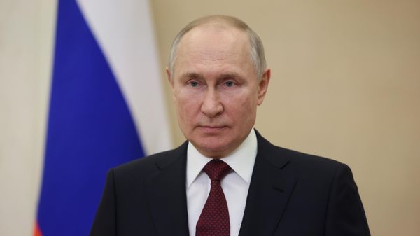 Видеообращение президента РФ В. Путина к участникам встречи глав оборонных ведомств государств - членов ШОС и СНГ
