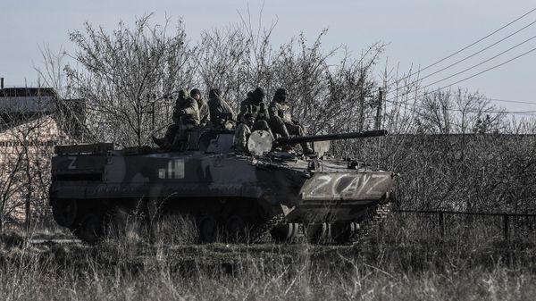 Работа бойцов на передовой в зоне спецоперации