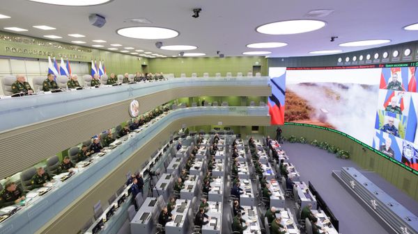 Селекторное совещание в Министерстве обороны РФ