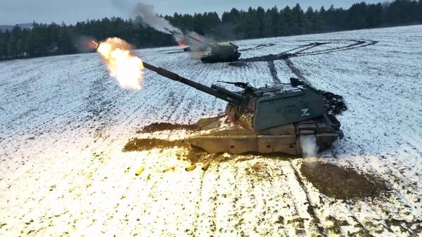 Мобилизованные поразили позиции ВСУ из модернизированных гаубиц Мста Мобилизованные поразили позиции ВСУ из модернизированных гаубиц Мста