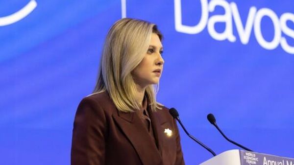 Елена Зеленская Давос