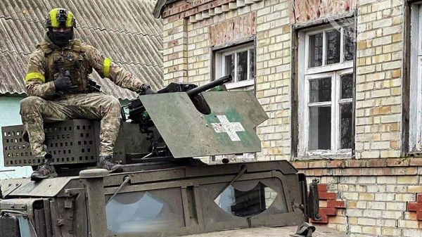 боец ССО ВСУ в Артёмовске (укр. Бахмуте)