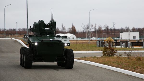 Робот Маркер на космодроме Восточный