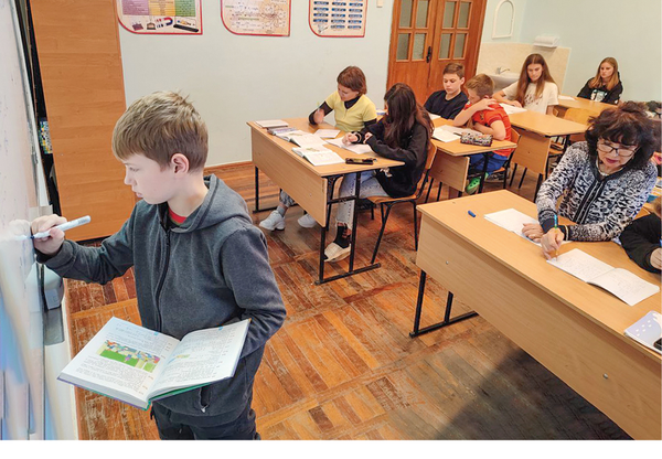 Крым, школа, дети из Херсона