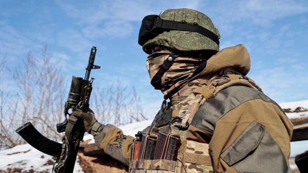 Бойцы на передовой Угледарского направления