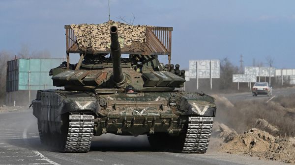 Боевая работа танкистов в зоне СВО