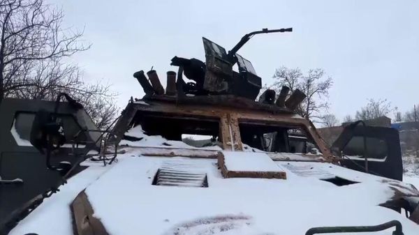 корпус бронемашины Козак в Парасковиевке