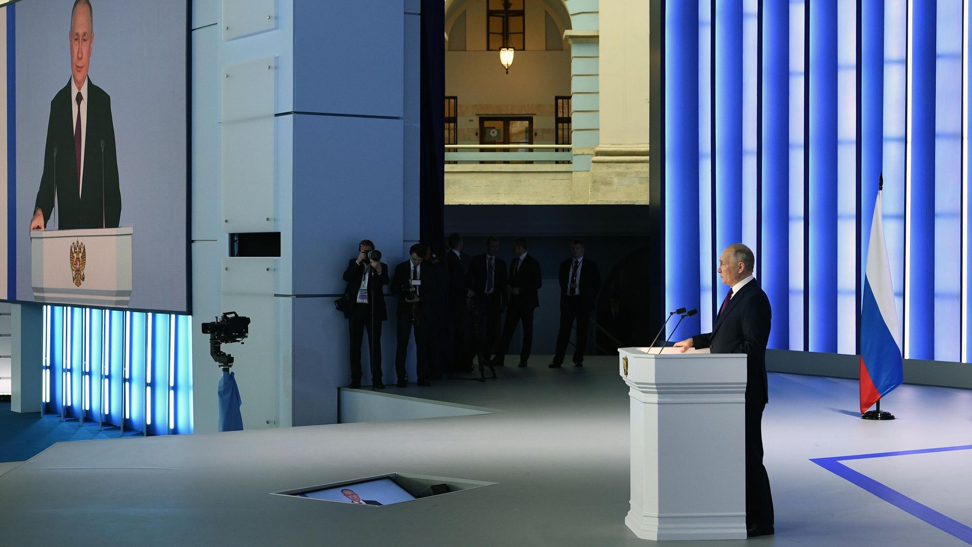 Послание президента РФ Владимира Путина Федеральному собранию - РИА Новости, 1920, 21.02.2023
