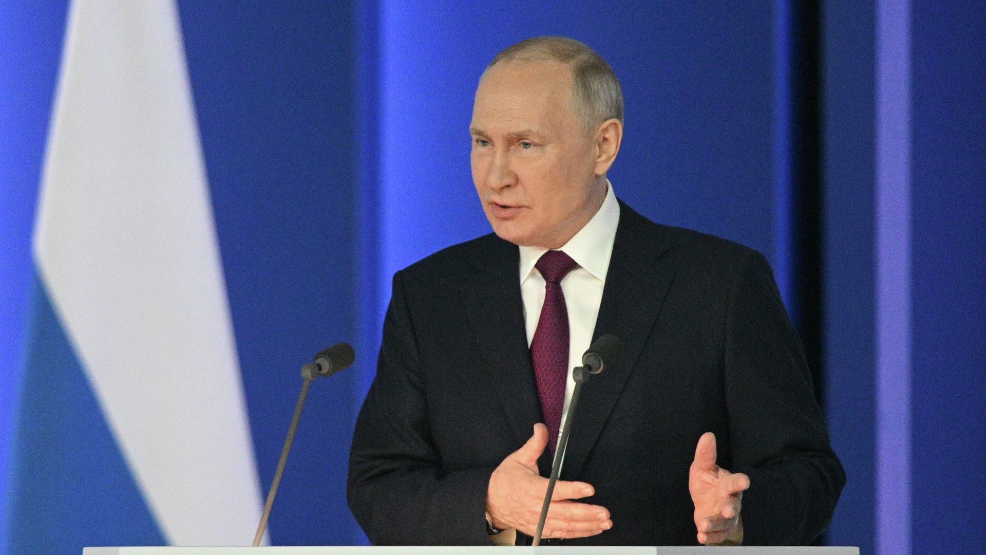 Послание президента РФ Владимира Путина Федеральному собранию - РИА Новости, 1920, 21.02.2023