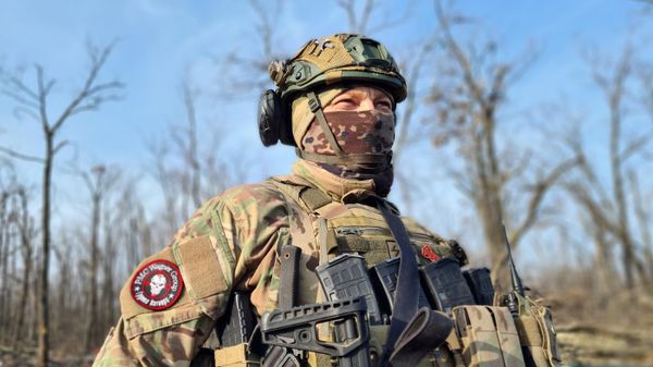 Боец группы Вагнер в Артёмовске