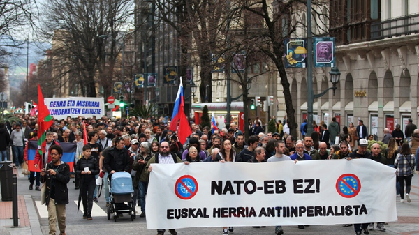 Демонстрация в Бильбао Демонстрация в Бильбао