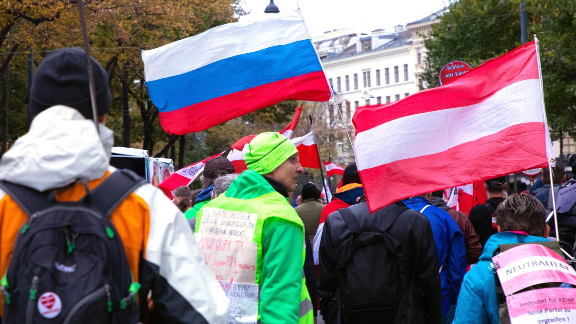 Протесты против антироссийской политики в Вене Протесты против антироссийской политики в Вене - РИА Новости, 1920, 16.03.2023