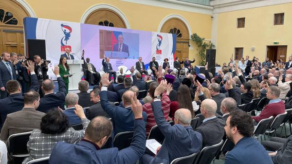 Первое собрание Международного движения русофилов в Москве 