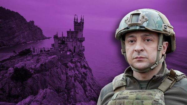 Зеленский Крым война коллаж