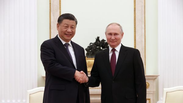 Встреча президента РФ В. Путина с председателем КНР Си Цзиньпином