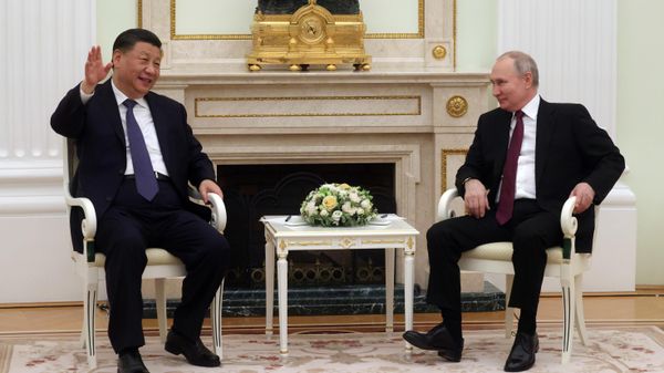 Встреча президента РФ В. Путина с председателем КНР Си Цзиньпином