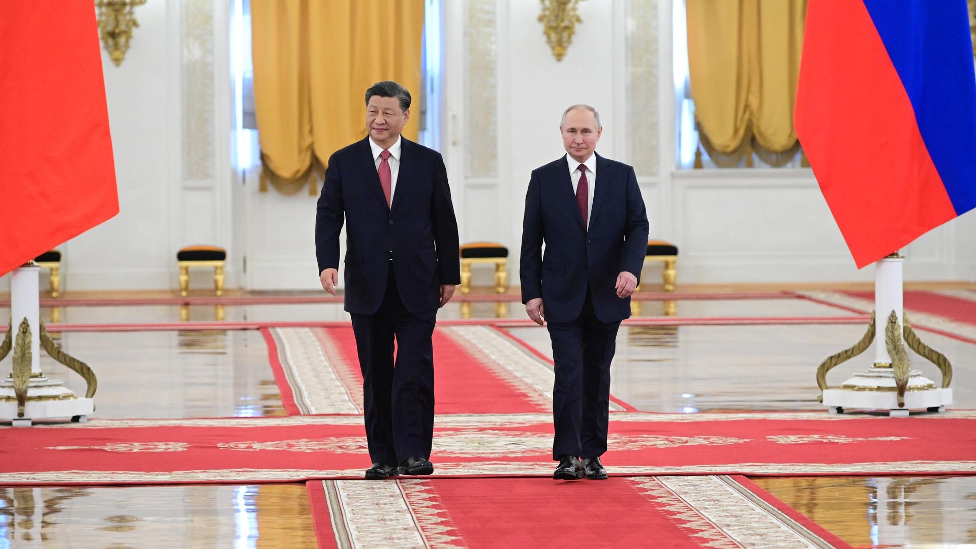 Встреча президента РФ В. Путина и председателя КНР Си Цзиньпина - РИА Новости, 1920, 11.04.2023