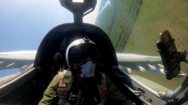 Боевая работа штурмовиков Су-25 ВКС РФ в ходе спецоперации