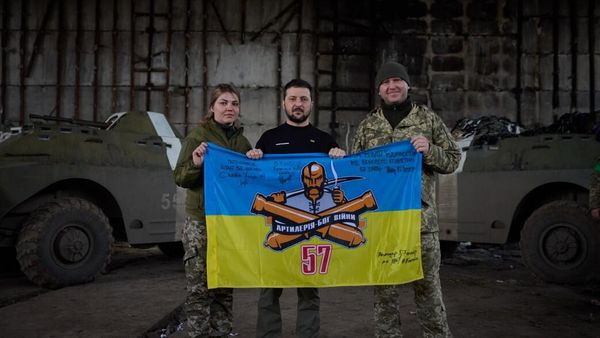 визит Владимира Зеленского под Артёмовск