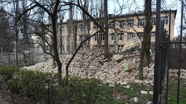 Последствия обстрела Мелитополя