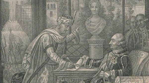 Шахин Герай отрекается от престола. Википедия